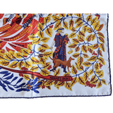 HERMES La Promenade de Platon Twill 90 Scarf 