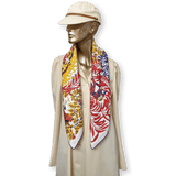 HERMES La Promenade de Platon Twill 90 Scarf 