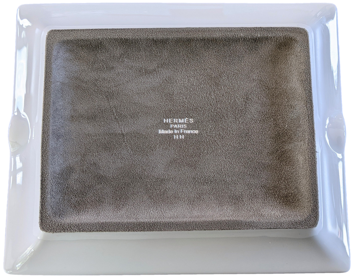 HERMES [JUTTA27] LA SOURCE DE PEGASE Limoges Porcelain Ashtray GM