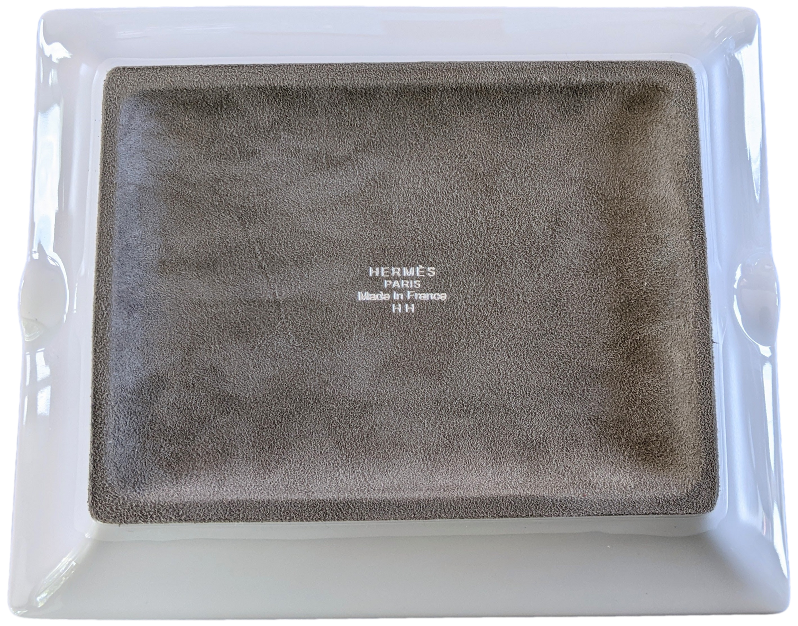 HERMES [JUTTA27] LA SOURCE DE PEGASE Limoges Porcelain Ashtray GM