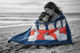 HERMES Lapins Rabbits Towel 90 x 150 cm