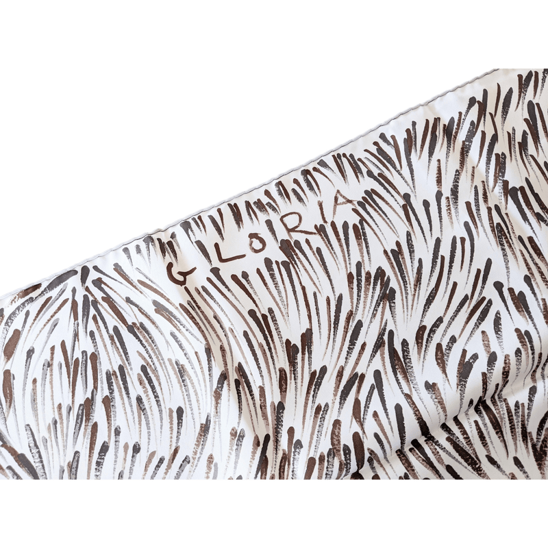 HERMES 2009 Le Reve de Gloria by Gloria Petyarre Twill Scarf 90 x 90 cm