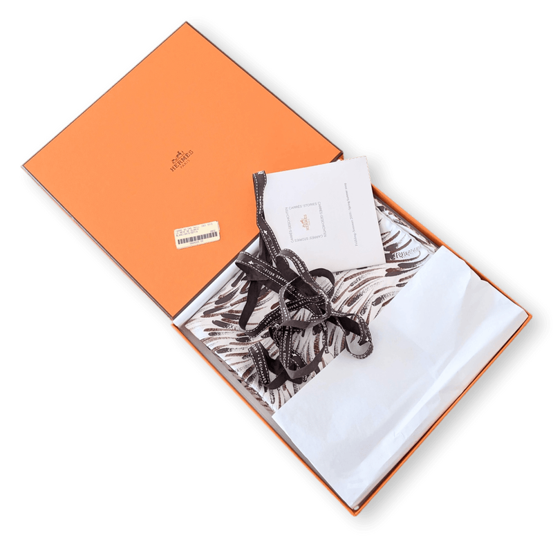 HERMES 2009 Le Reve de Gloria by Gloria Petyarre Twill Scarf 90 x 90 cm