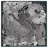 HERMES Lazy Leopardesses by Arlette Ess Twill 90 x 90 cm