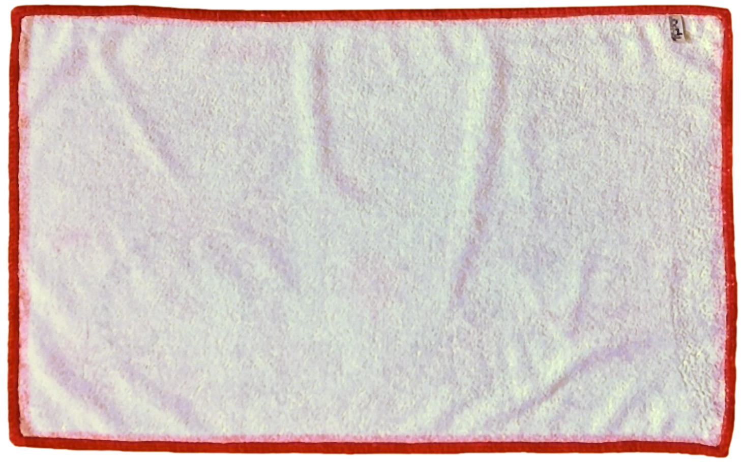 Produits Hermes Vintage Rouge/Blanc "Leopards" Cotton Terry Beach Towel PM