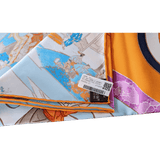 HERMES Les Artisans d'Hermes by Akira Yamaguchi Twill Scarf 90