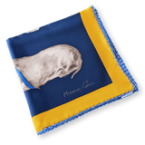 HERMES Les Bassets (Teckels, Dachshunds) by Xavier de Poret Vintage Silk Scarf 70 x 70 cm