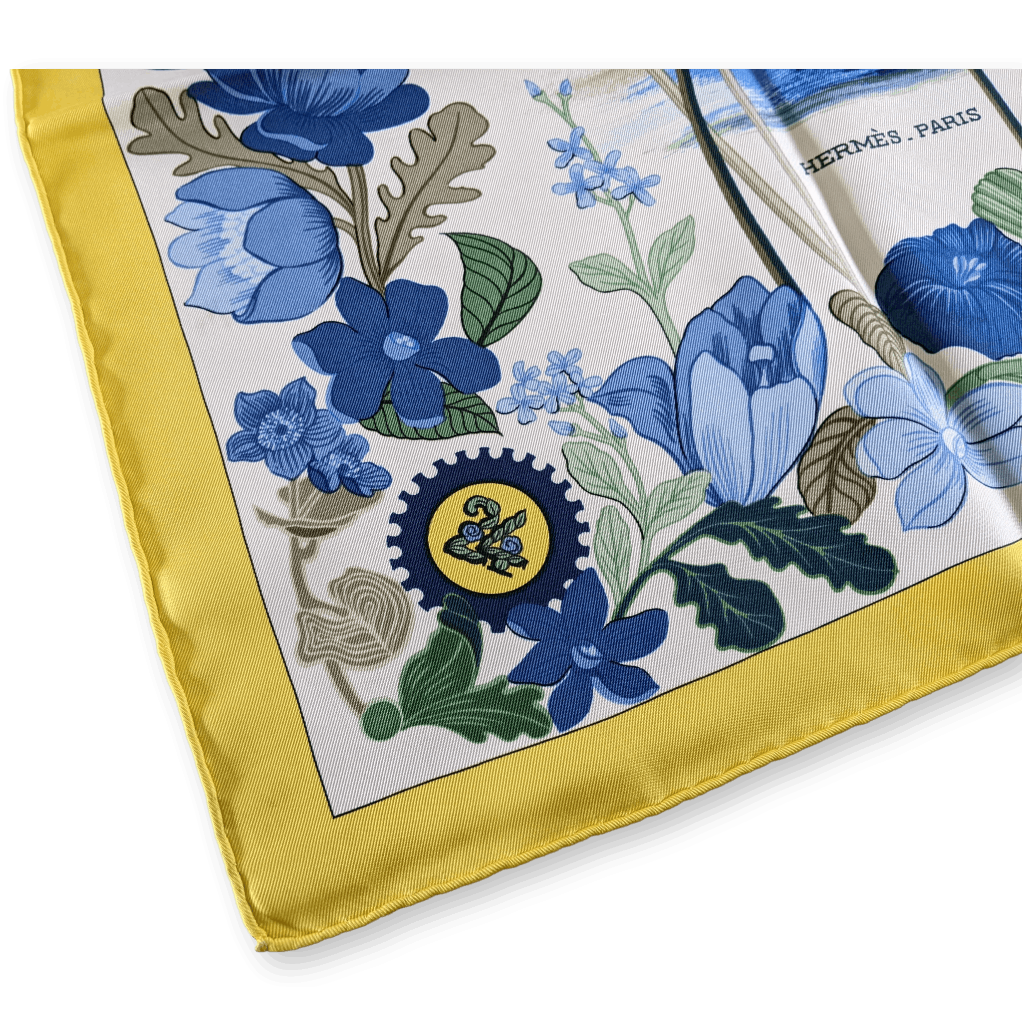 HERMES Les Bolides 24 Heures du Mans Rena Dumas Scarf 90 Silk Twill Special Edition