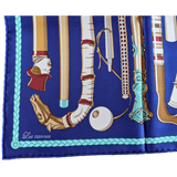 HERMES Les Cannes Twill 90 Scarf