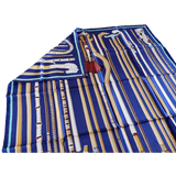 HERMES Les Cannes Twill 90 Scarf