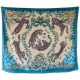 HERMES Les Guepards Huge Terry Beach Towel California XXL