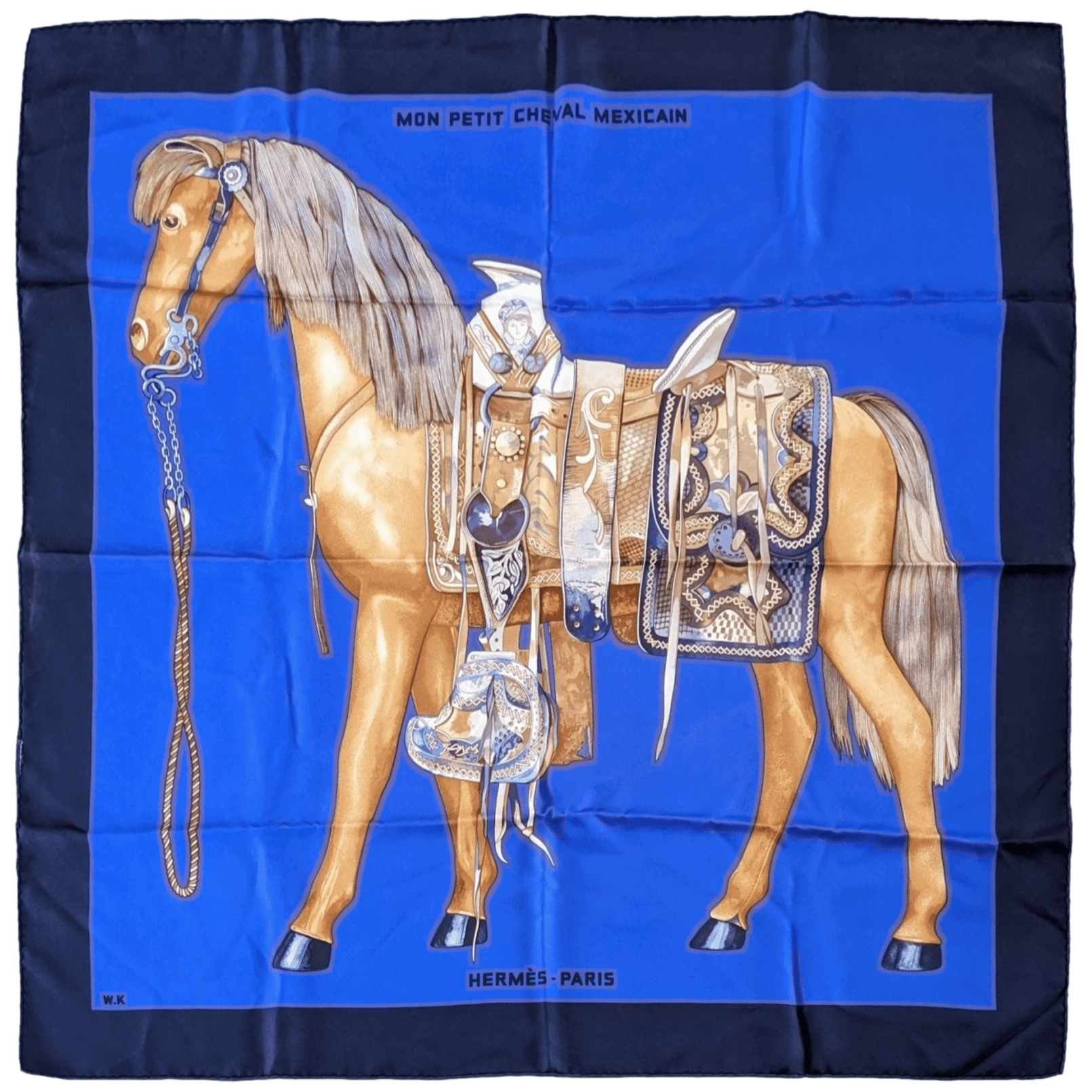 HERMES Lot of X Carres Twill silk 90 x 90 cm