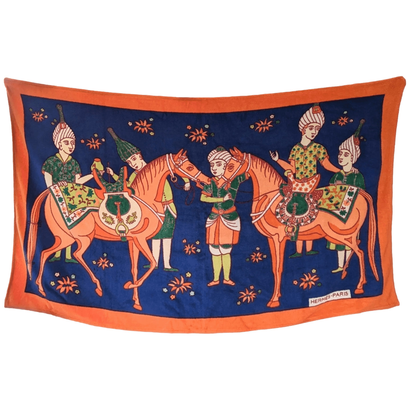 HERMES Lot of 2 Tapis de Plage Terry Beach Towels 90 x 150 cm