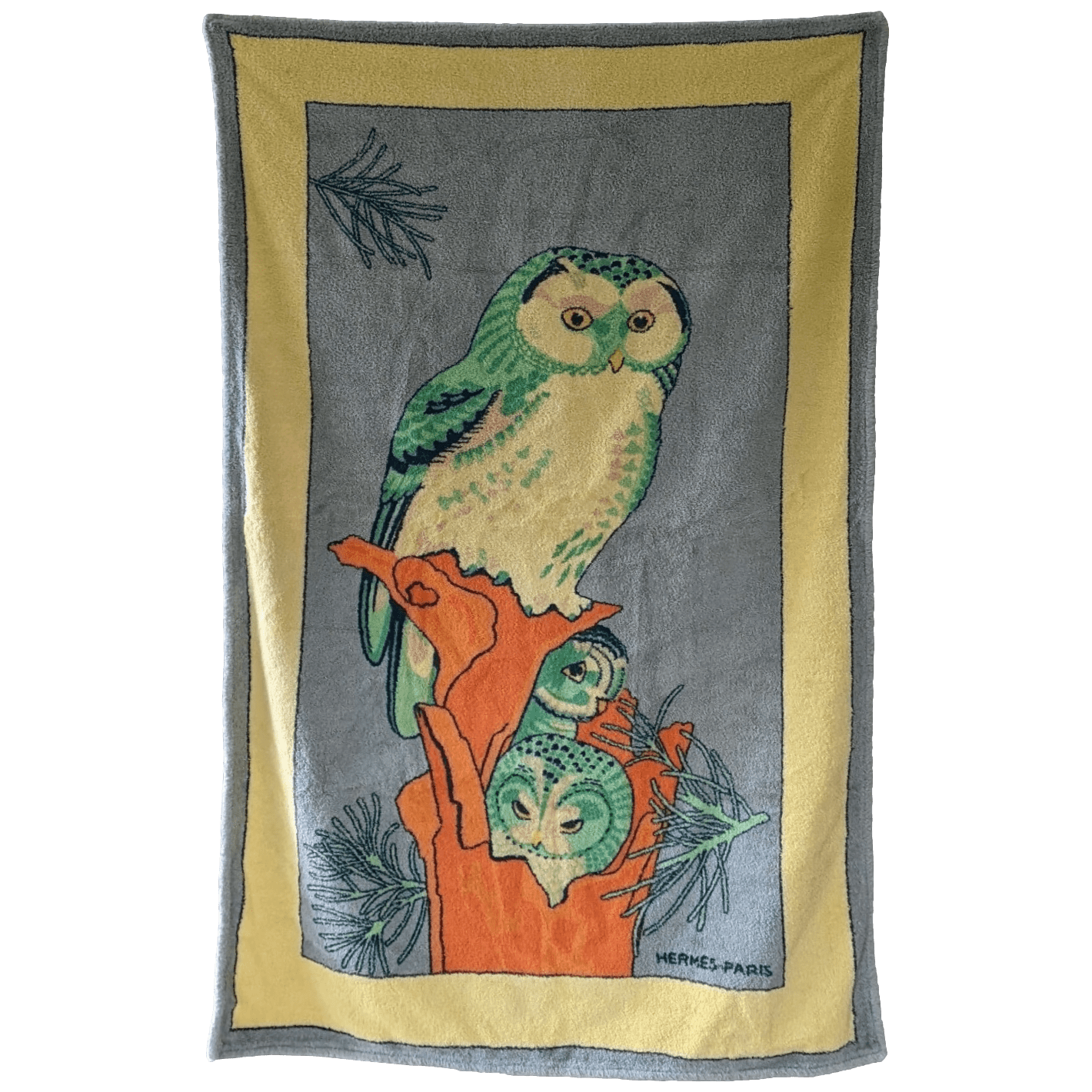 HERMES Lot of 2 Beach Towels 90 x 150 cm