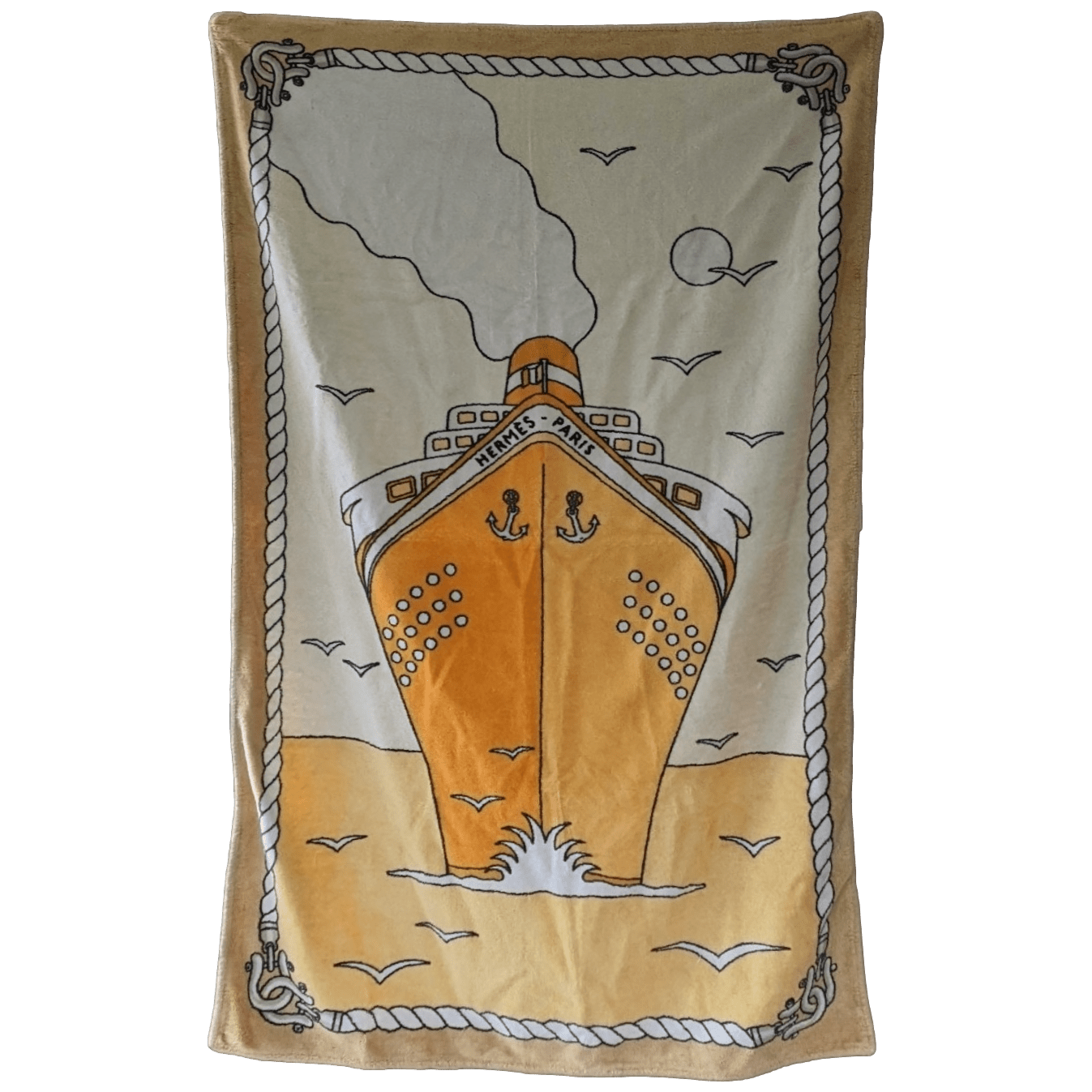 HERMES Lot of 2 Beach Towels 90 x 150 cm
