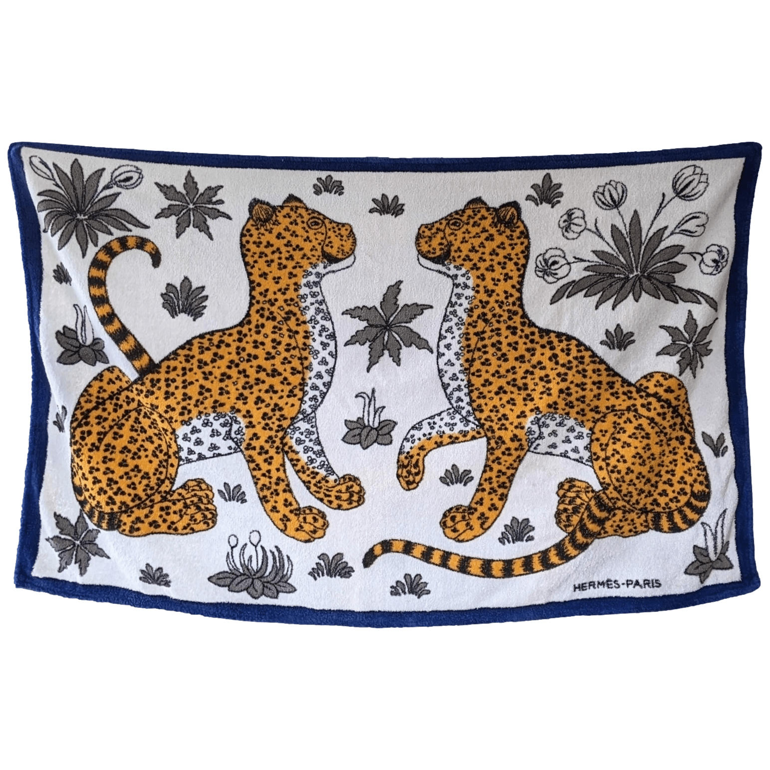 HERMES Lot de 2 Terry Beach Towels 90 x 150 cm