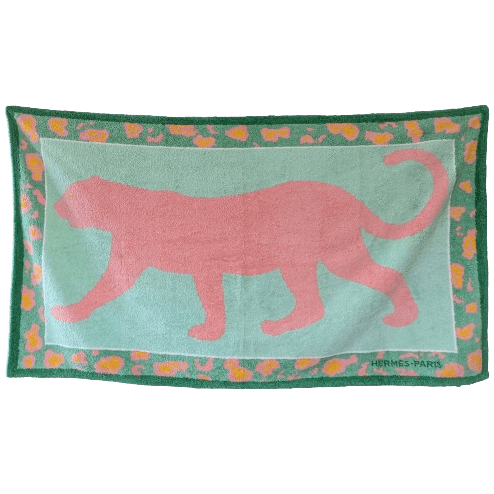 HERMES Lot of 2 beach Towels 90 x 150 cm + 5 Twill Silk Scarves 90 x 90 cm