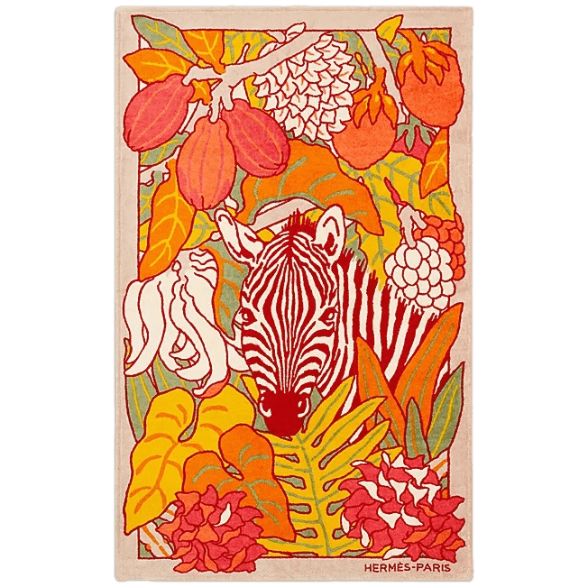 HERMES Tapis de Plage Lot de 3  (Jin Leo, Tigre Ananas, Coeur de l'été) Beach Towels