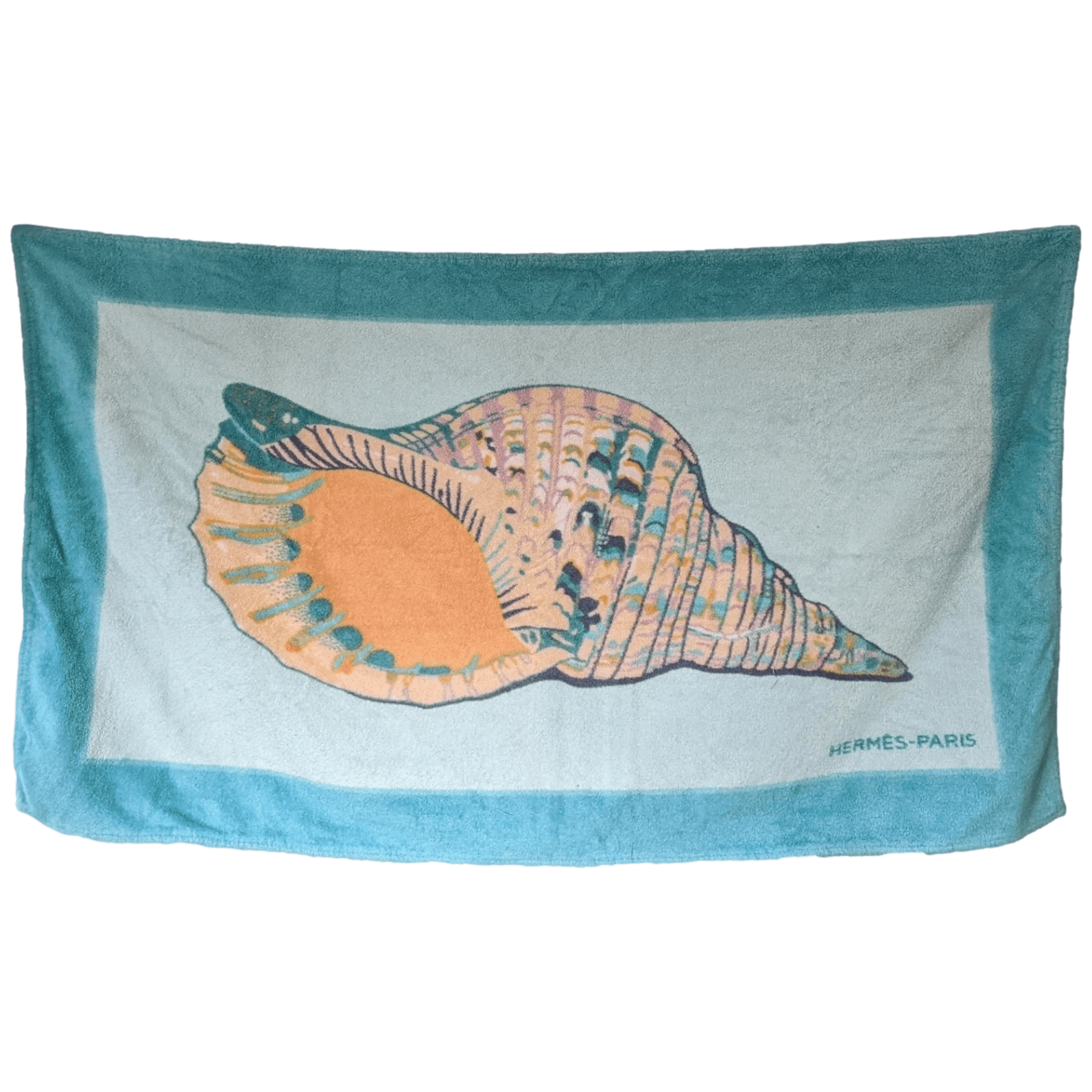 HERMES Lot de 3 (Boat, Shell, Elephant) Tapis de Plage Terry Beach Towel 90 x 150 cm