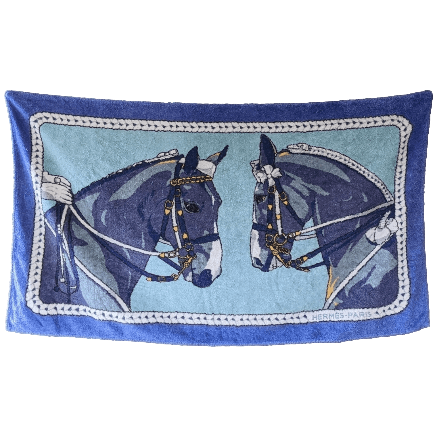 HERMES Lot of 3 Terry Beach Towels 90 x 150 cm