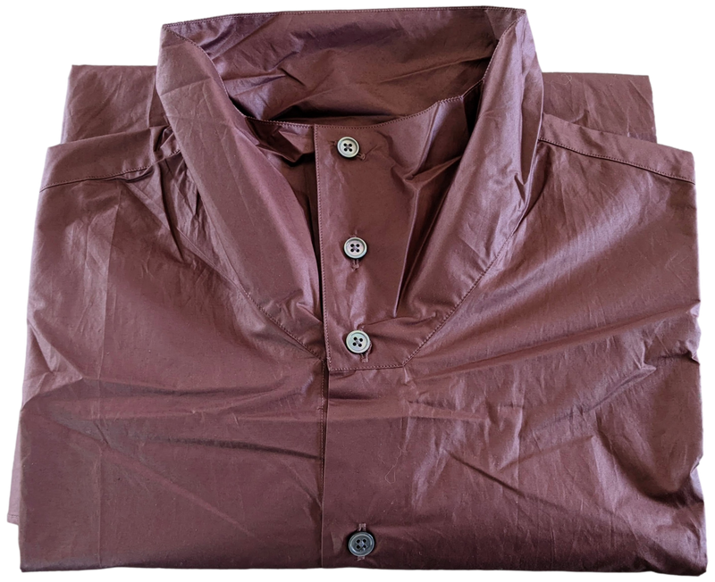 HERMES COL MONTANT Men's Chemise Long Sleeves Shirt Sz41,