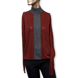 HERMES Men’s silk high-collar sweater Sz L