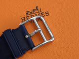 Hermes Men's CLIPPER SPORT AUTOMATIC TGM 41 mm Watch Blue Rubber Band, Mint in Box! - poupishop