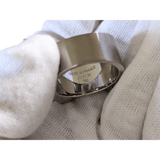 HERMES Men's Important Signet Ring H in Brushed/Shiny Stainless Steel