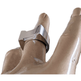 HERMES Men's Important Signet Ring H in Brushed/Shiny Stainless Steel