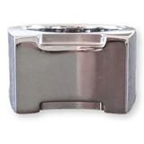 HERMES Men's Important Signet Ring H in Brushed/Shiny Stainless Steel