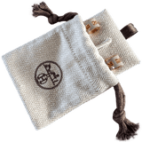 HERMES MINI POP H Marron Glacé & Pink Gold Pierced Earrings