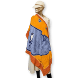 HERMES Moon Face Terry Beach Towel 90 x 150 cm