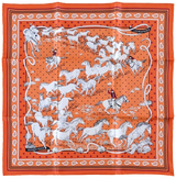 HERMES MUSTANGS [JUTTA19] by Robert Dallet Bandana 55 x 55 cm