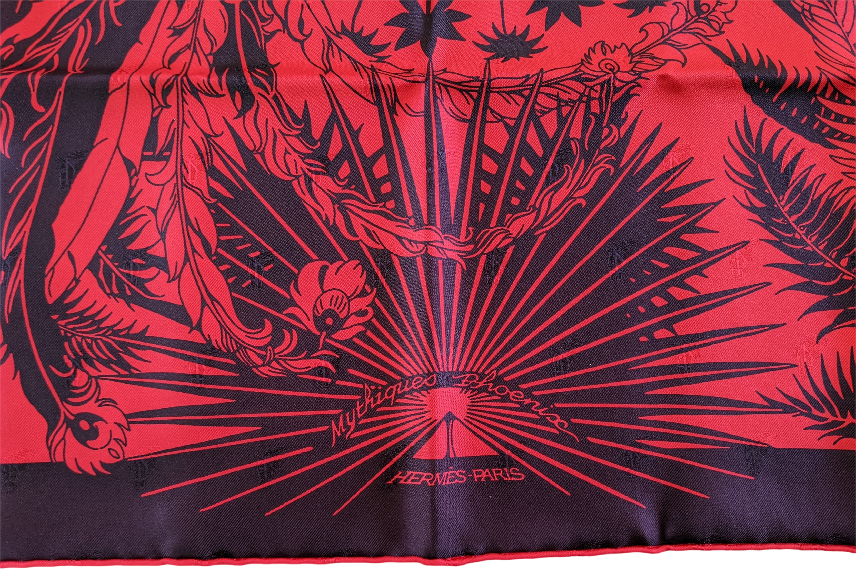 HERMES MYTHIQUES PHOENIX TATTOO [JUTTA17] Jacquard Twill Silk Carre 70 x 70 