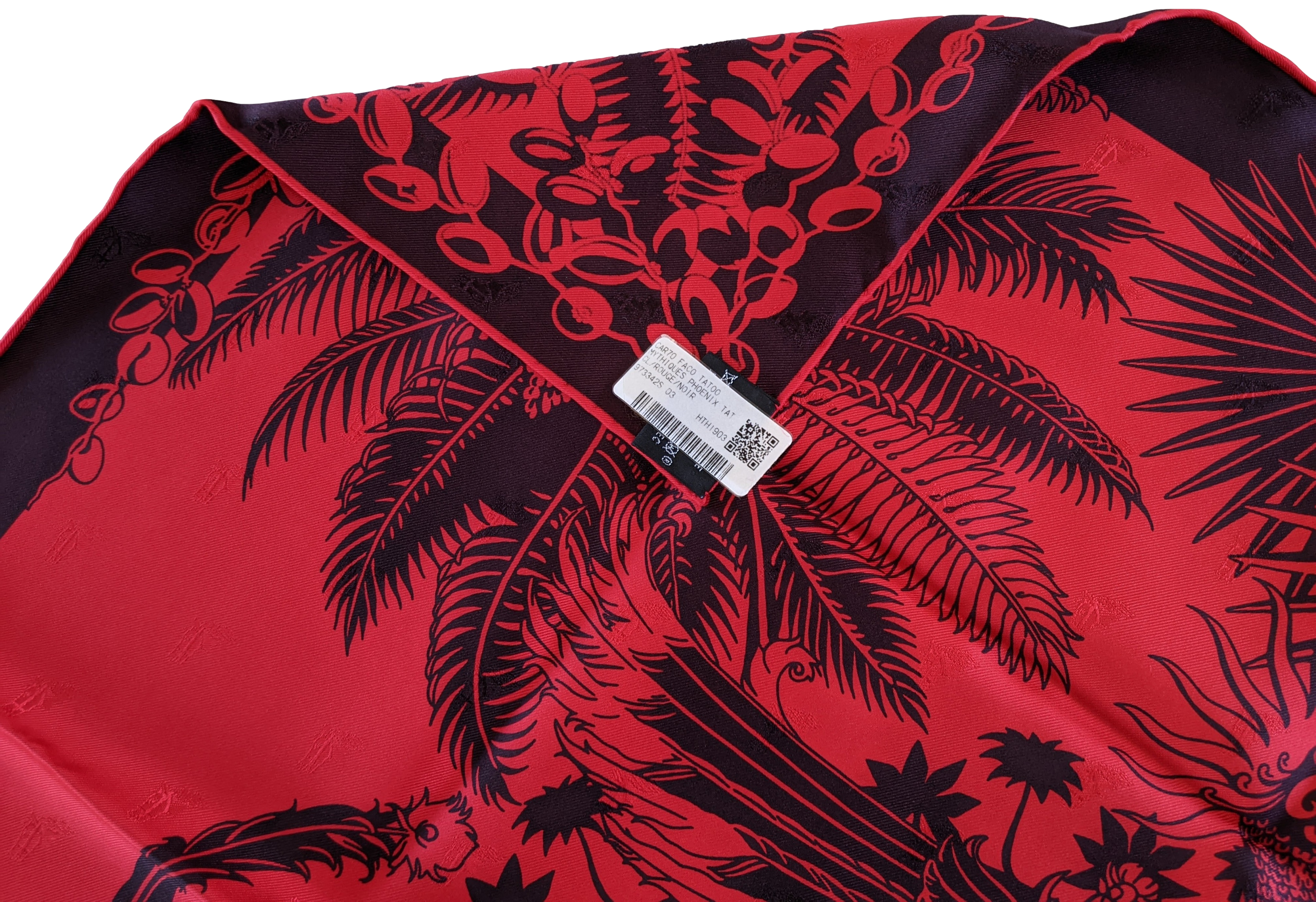 HERMES MYTHIQUES PHOENIX TATTOO [JUTTA17] Jacquard Twill Silk Carre 70 x 70 