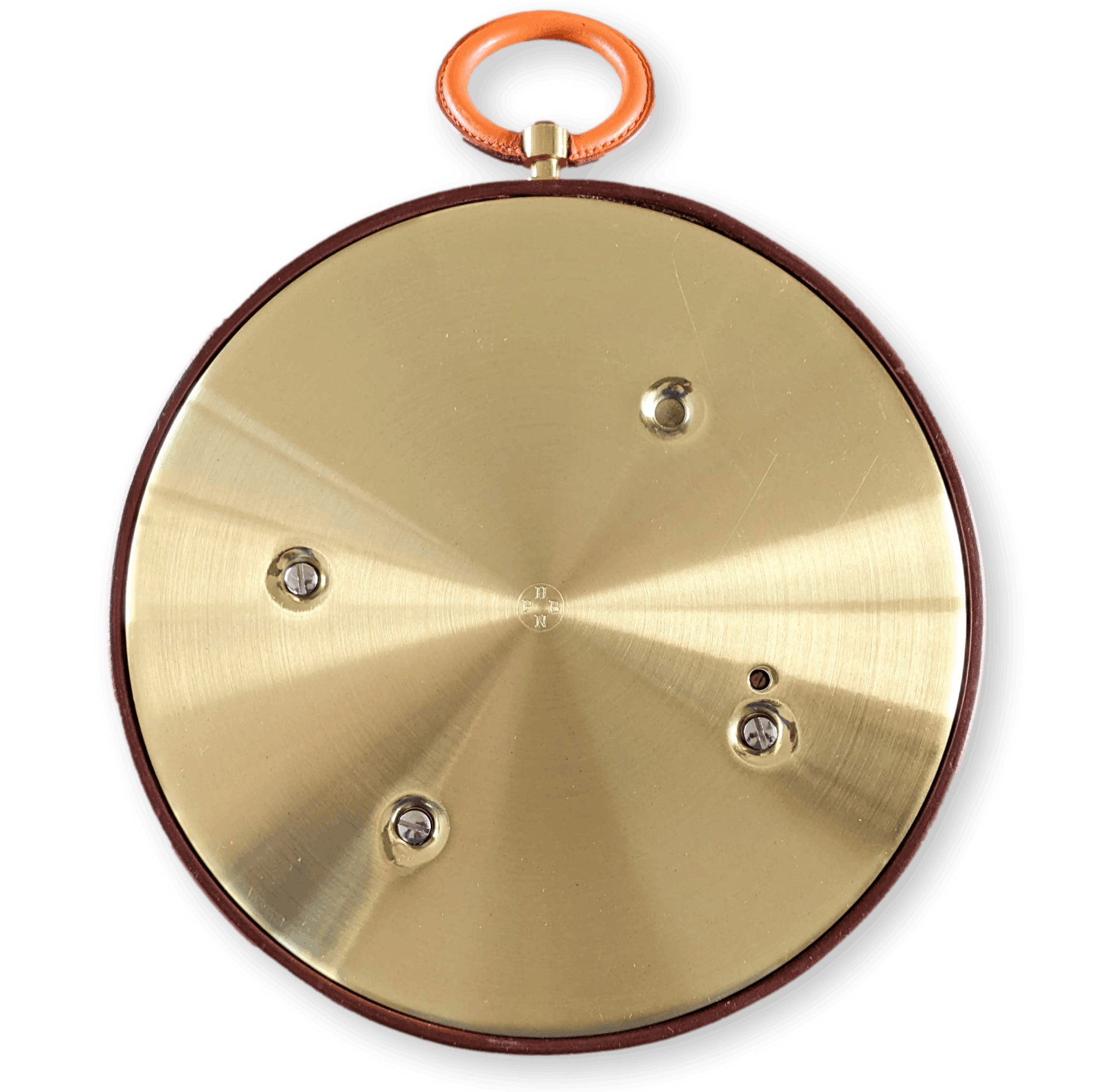 HERMES Paris by Naudet Dourde Luxury Orange Leather Holosteric Barometer