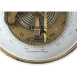 HERMES Paris by Naudet Dourde Luxury Orange Leather Holosteric Barometer