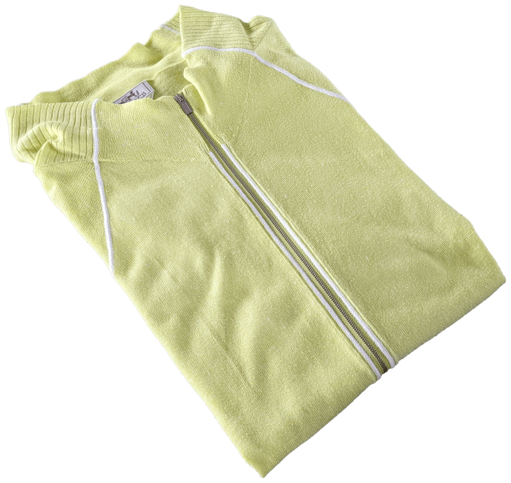 HERMES NEON Men's Cotton/Linen Cardigan SzXL
