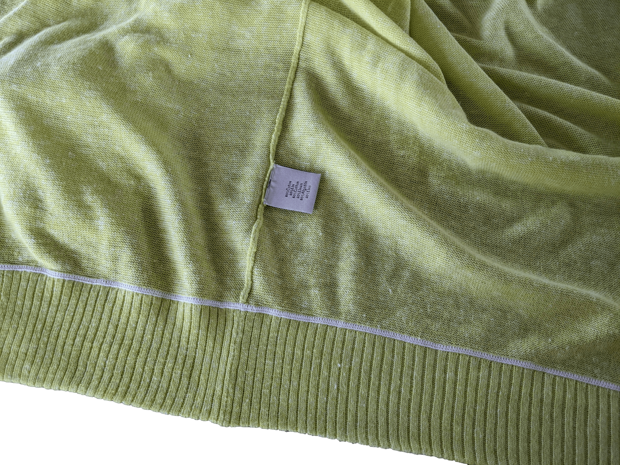 HERMES NEON Men's Cotton/Linen Cardigan SzXL
