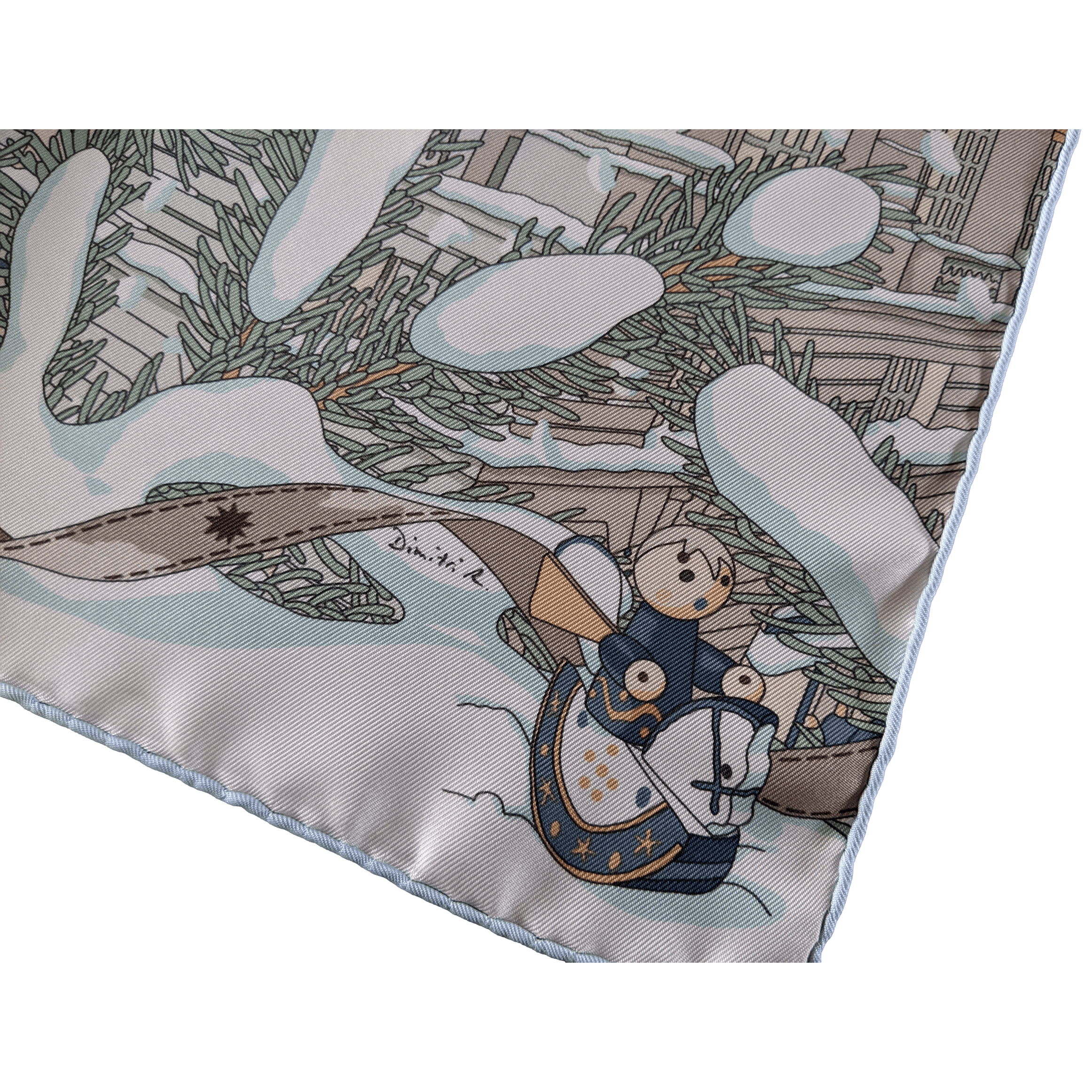 HERMES Noel au 24 Faubourg Twill Gavroche 45 x 45 cm