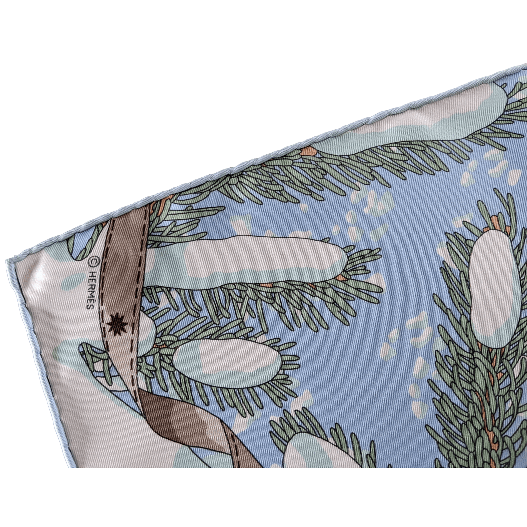 HERMES Noel au 24 Faubourg Twill Gavroche 45 x 45 cm