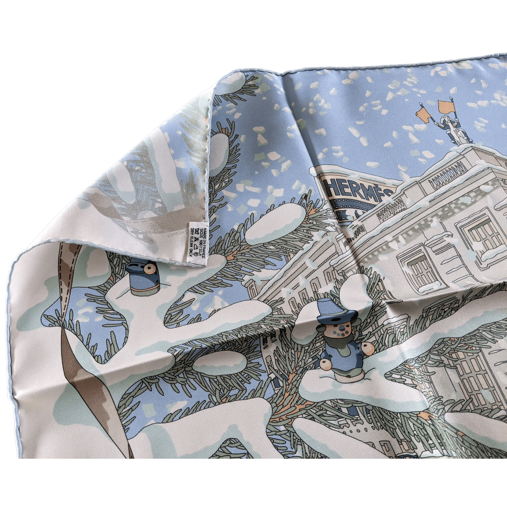 HERMES Noel au 24 Faubourg Twill Gavroche 45 x 45 cm