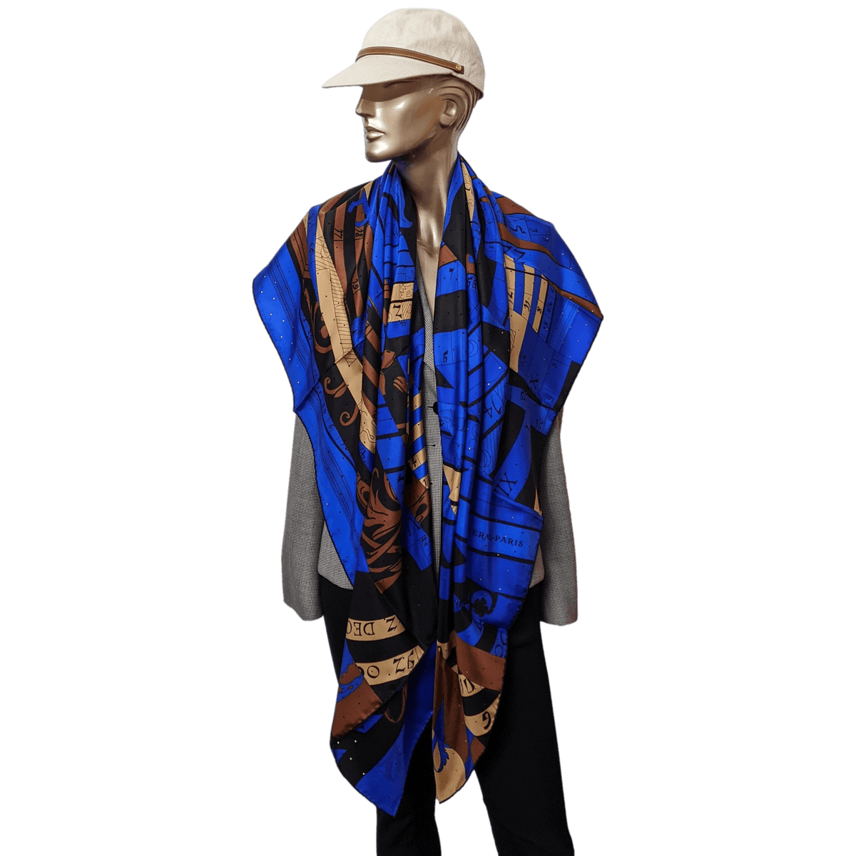 HERMES NOUVELLE ASTROLOGIE PERFOREE 2012 Limited Twill Silk 140 x 140 cm