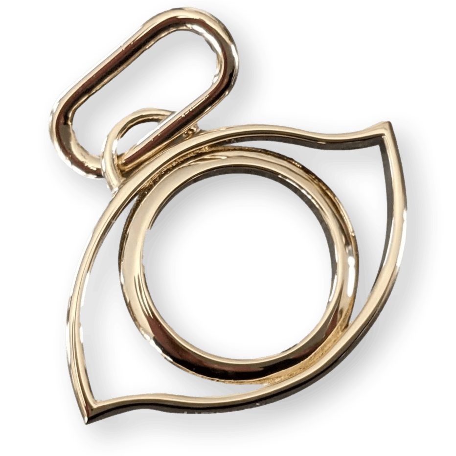 HERMES Single Permabrass OEIL CURIOSITE Eye Amulette Charm