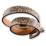 HERMES Ombre Lizard Kelly Double Tour Unisex Bracelet Sz XS