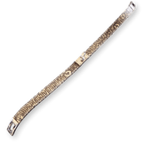 HERMES Ombre Lizard Kelly Double Tour Unisex Bracelet Sz XS