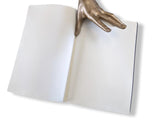 Hermes Paper Large Plain Drawings Notebook - Carnet de Notes ou Dessins with Silver Edge, New! - poupishop