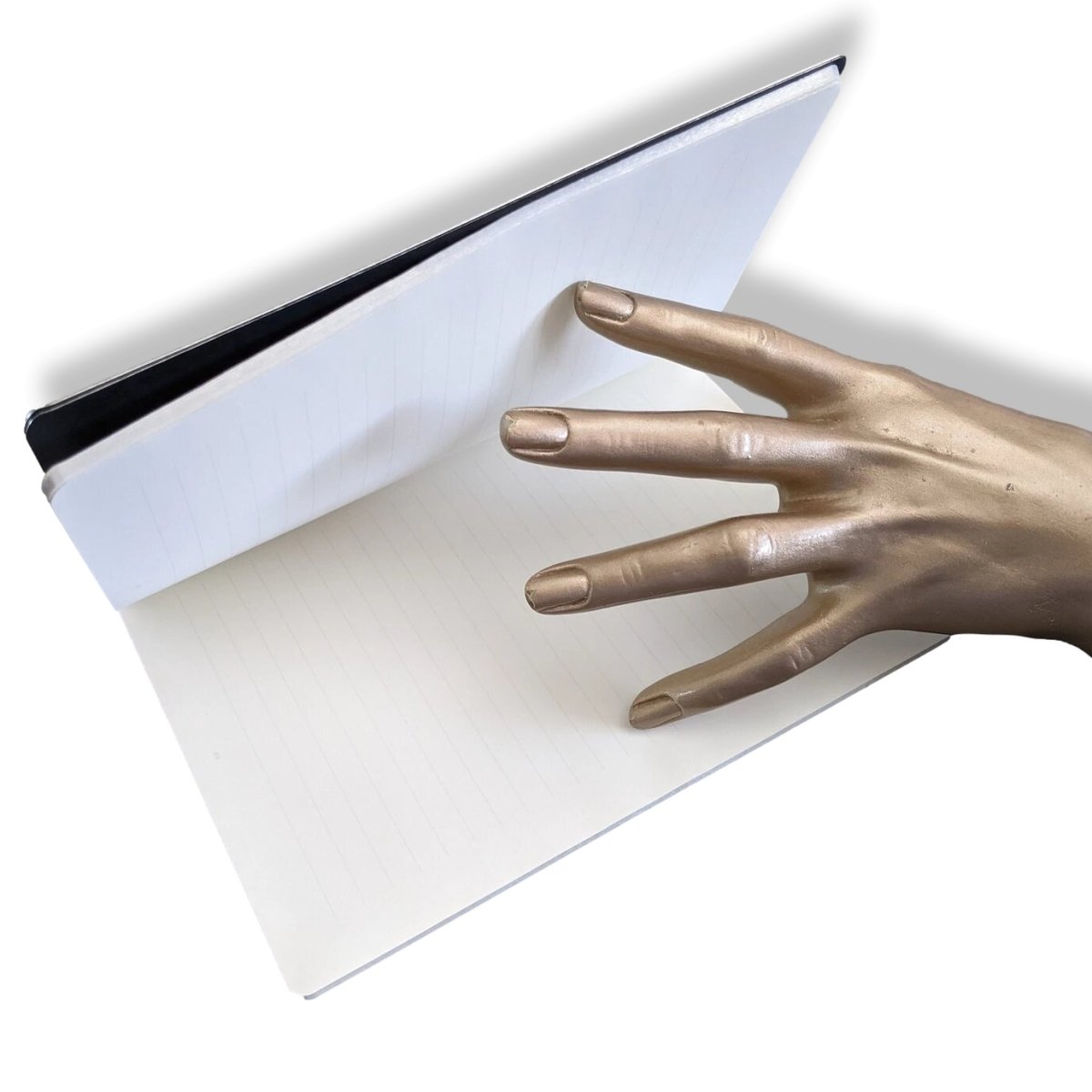 Hermes Paper Medium Lined Notebook - Carnet de Notes with Silver Edge, New! - poupishop