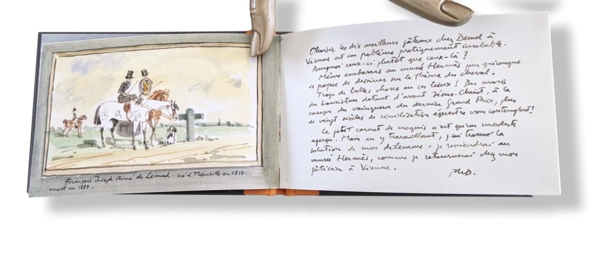Hermes Papier Carnet de Croquis VIVE LE CHEVAL Long Life the Horse by Philippe Dumas, New and Sealed! - poupishop