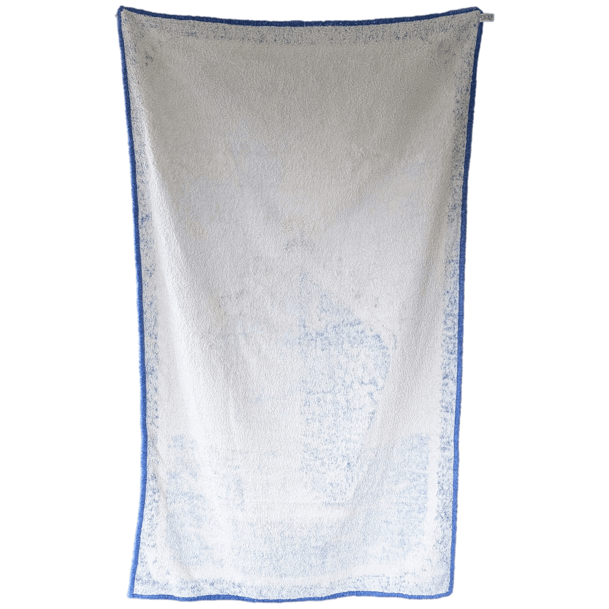 HERMES Paquebot Beach Towel Blue GM 90 x 150 cm Pristine